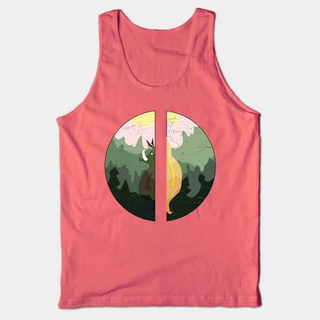 Looking for Deer and wild pig Tank Top by Atelier Ambulant